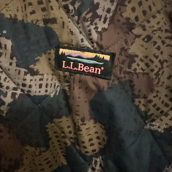 L.L. Bean Camouflage Reversible Jacket Boys Large - Picture 4 of 15